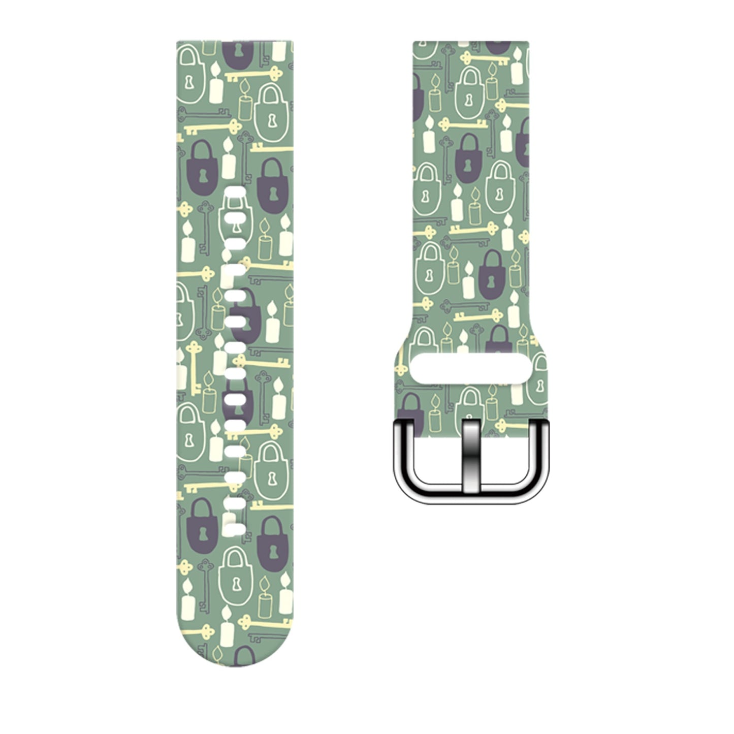 Cinta de silicone com impressão