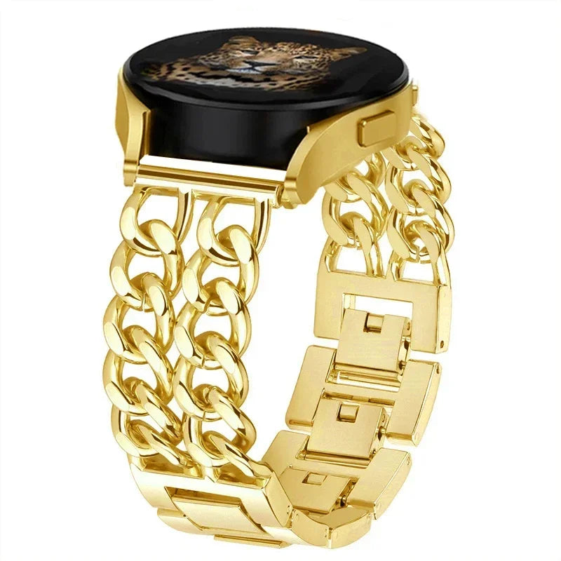 Pulseira de aço clássico 'elegância'