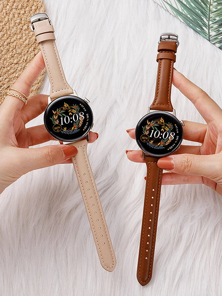 Alça de couro 'Signature'